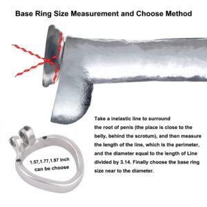 metal steel chastity cage medical grade stainless removable detail close-up