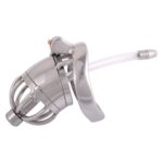 Side view of Medical Grade Stainless Steel Chastity Device