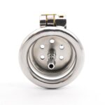 back view of Inverted Metal Chastity Cage