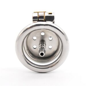 back view of Inverted Metal Chastity Cage
