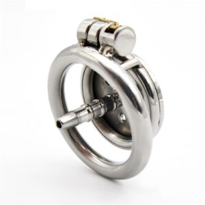 back view of Inverted Metal Chastity Cage