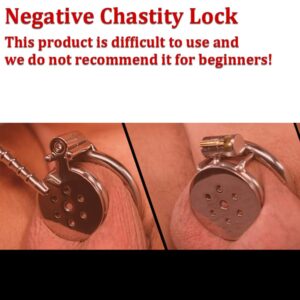 metal chastity cage urethral plug preventing erection material detail graphic