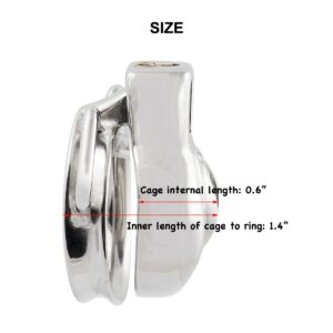 metal chastity cage short sissy vagina shape accessory kit view
