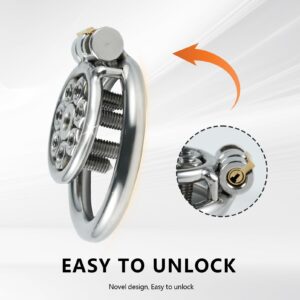 metal chastity cage flat cbt spikes accessory kit view