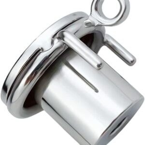 metal chastity cage urethral plug preventing erection accessory kit view