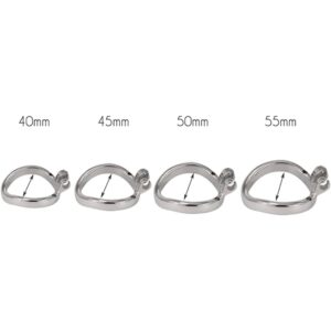 metal chastity cage urethral plug preventing erection detail close-up