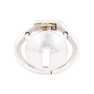 metal chastity cage super short small cock back product view