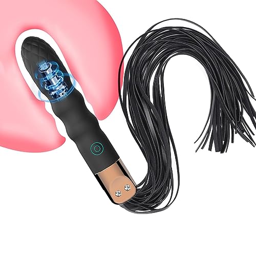 2-in-1 G-Spot Vibrator & Flogger for BDSM Roleplay with 10 Modes 2-in-1 G-Spot Vibrator & Flogger for BDSM Roleplay with 10 Modes