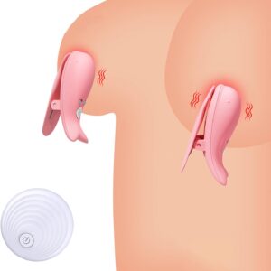 Remote Nipple Vibrator with 10 Suction Modes for SM Tease Play