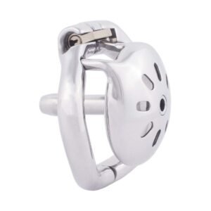 Hinged Ring Metal Cock Cage Short