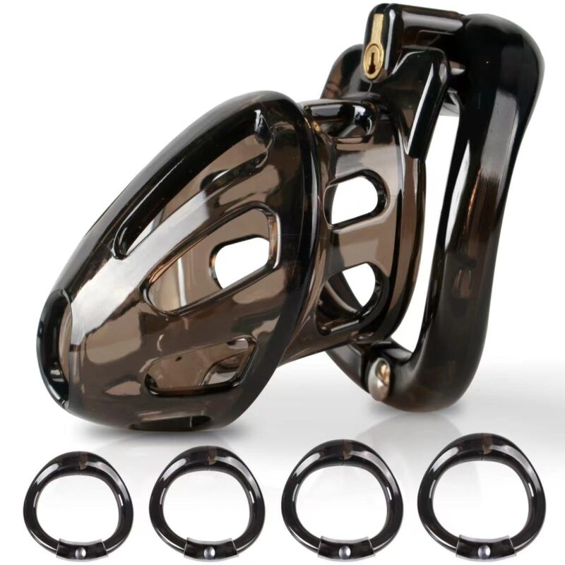 Lightweight Male Transparent Chastity Cage