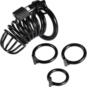 Iron Chastity Cock Cage Device