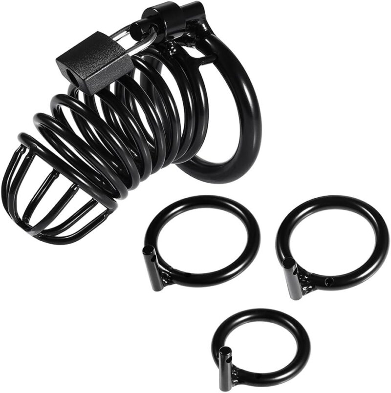 Iron Chastity Cock Cage Device Iron Chastity Cock Cage Device