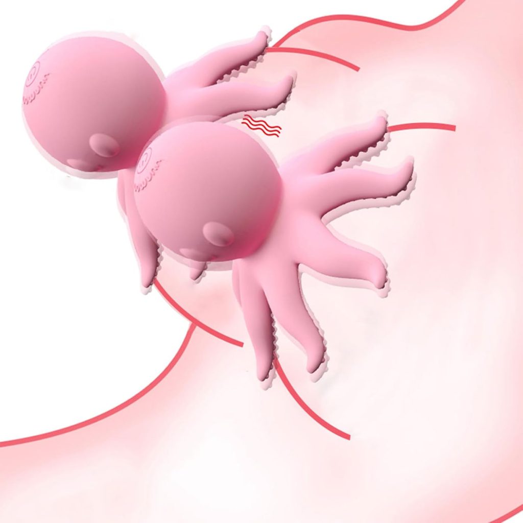 Octopus Nipple Vibrators - 10 Modes