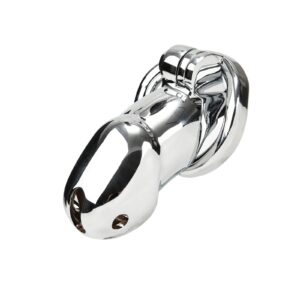 metal chastity cage premium sleek cagedesigned versatility detail close-up