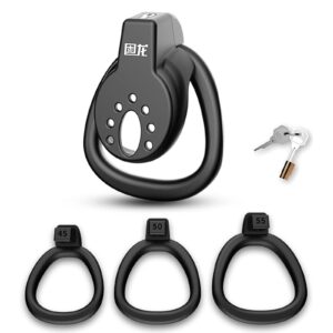 Full parts of Premium Resin Chastity Cage dispaly