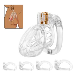 Transparent Chastity Device Cock Cage