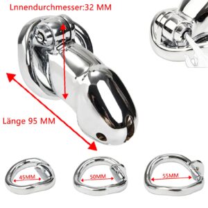 metal chastity cage premium sleek cagedesigned versatility accessory kit view