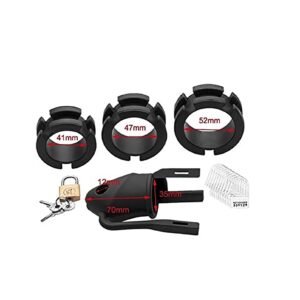 silicone chastity cage cock rings feature detail graphic