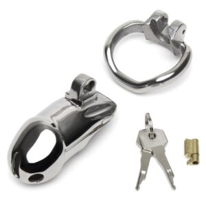 metal chastity cage escape wearing guide graphic
