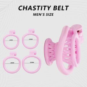 chastity cage 3D negative cockrings angled product view