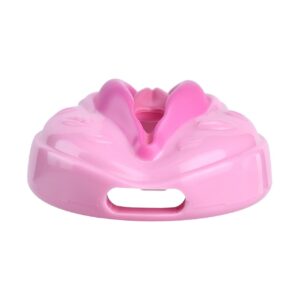 pink chastity cage negative sissy rings material detail graphic