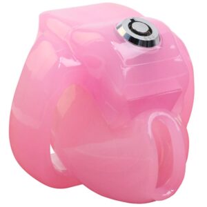 Lightweight Invisible Pink Sissy Chastity Cage for Men