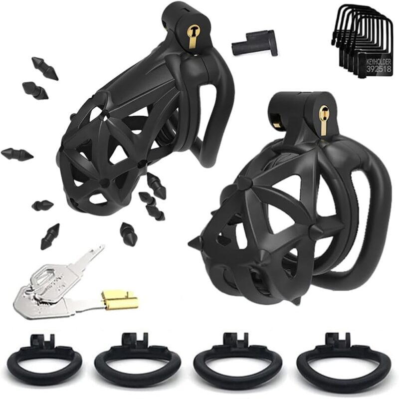 3D Chastity Device with Spikes 3D Chastity Device with Spikes