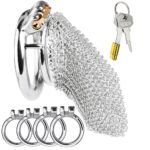 Metal Net Chain Chastity Device for Men