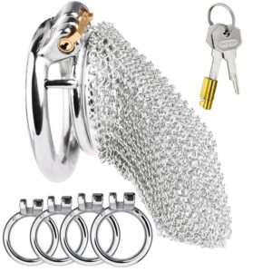 Metal Net Chain Chastity Device for Men
