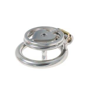 metal chastity cage flat karabiner accessory kit view