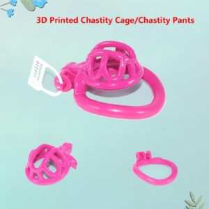 chastity cage 3D small set cock angled product view
