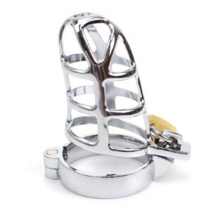 Penis Chastity Cage with 3 Rings