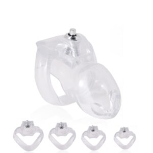 Secure Press Lock Resin Chastity Cage