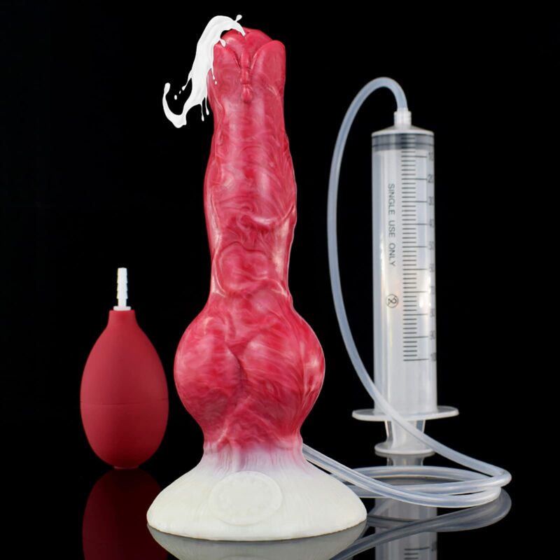 Horse Dildo with Cum-Shooting Feature for Extreme Kink Play