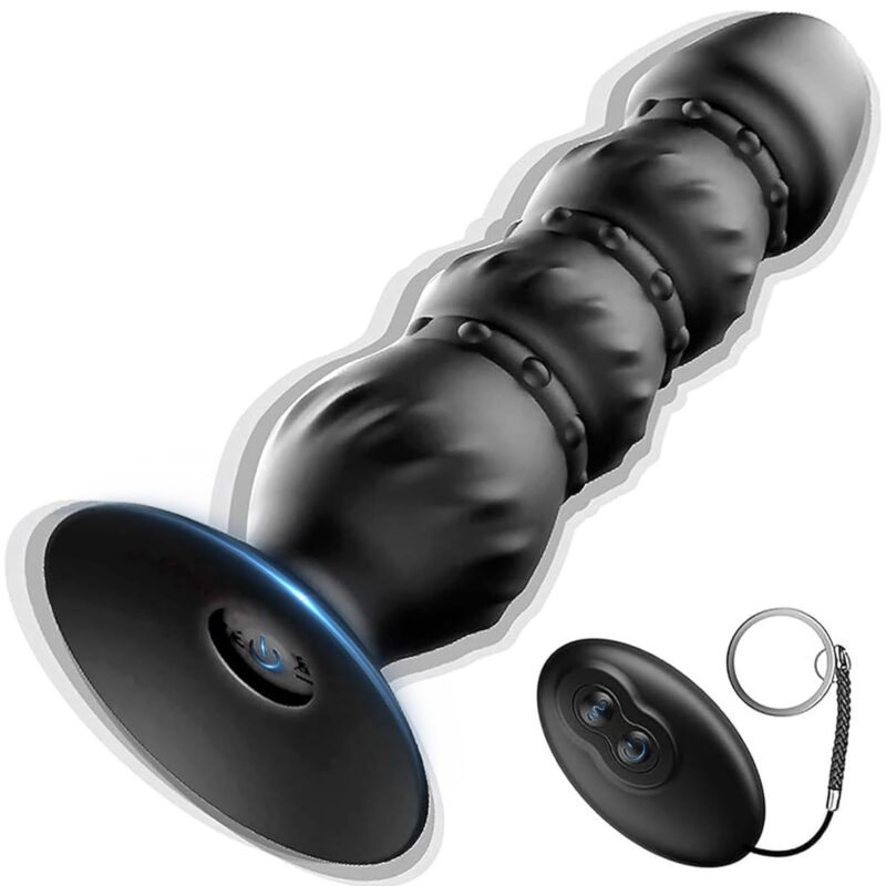 Large Suction Anal Plug with Remote & 10 Modes for Intense Play Large Suction Anal Plug with Remote & 10 Modes for Intense Play