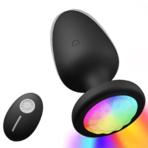 LED Anal Vibrator with 10 Vibe Modes & Remote for Discreet BDSM Fun