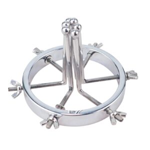 Adjustable Metal Vaginal Speculum for BDSM Medical Roleplay