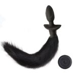 Fox Tail Anal Vibrator with Remote & 12 Modes for Cosplay Submission