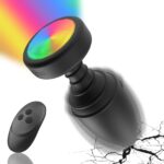 LED Anal Plug with 10 Vibration Modes and Remote Control
