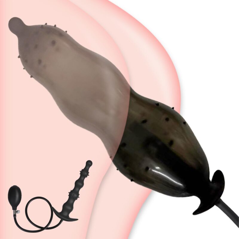 Super Long Inflatable BDSM Butt Plug for Enhanced Stimulation
