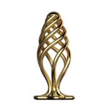 Gold Hollow Butt Plug - Metal Dilator for Enhanced Pleasure