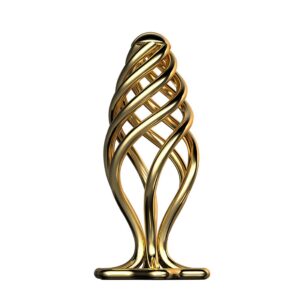 Gold Hollow Butt Plug - Metal Dilator for Enhanced Pleasure