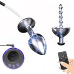 Electric Urethra Plug with Metal Beads Set for Enhanced Stimulation