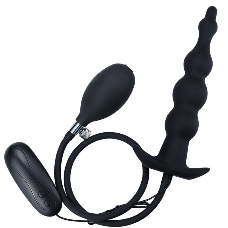 2-in-1 Inflatable Plug & Vaginal Dilator with 12 Vibration Modes 2-in-1 Inflatable Plug & Vaginal Dilator with 12 Vibration Modes