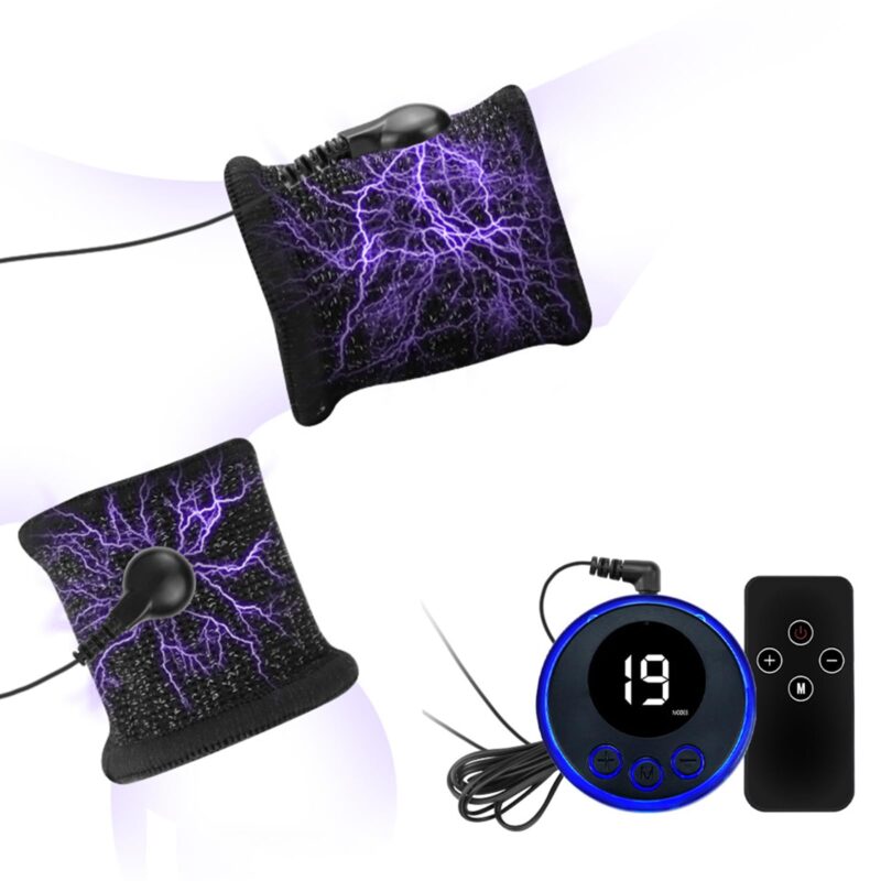 Electro Shock Penis Ring Set with Host Controller for SM Bondage Electro Shock Penis Ring Set with Host Controller for SM Bondage