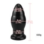 Giant Anal Plug with Suction Cup for Enhanced Stimulation