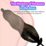 Super Long Inflatable BDSM Butt Plug for Enhanced Stimulation