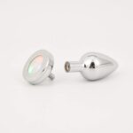 Illuminated Metal Anal Plug with LED Lighting for Enhanced Pleasure