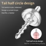 Electric Urethra Plug with Metal Beads Set for Enhanced Stimulation